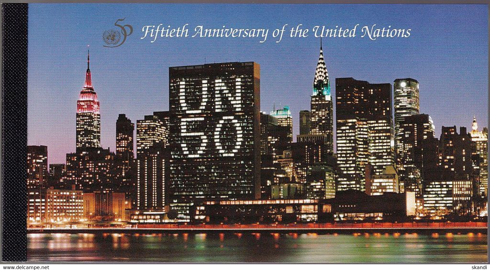 UNO NEW YORK 1995 Mi-Nr. MH 1 Markenheft/booklet EST Used - Cuadernillos