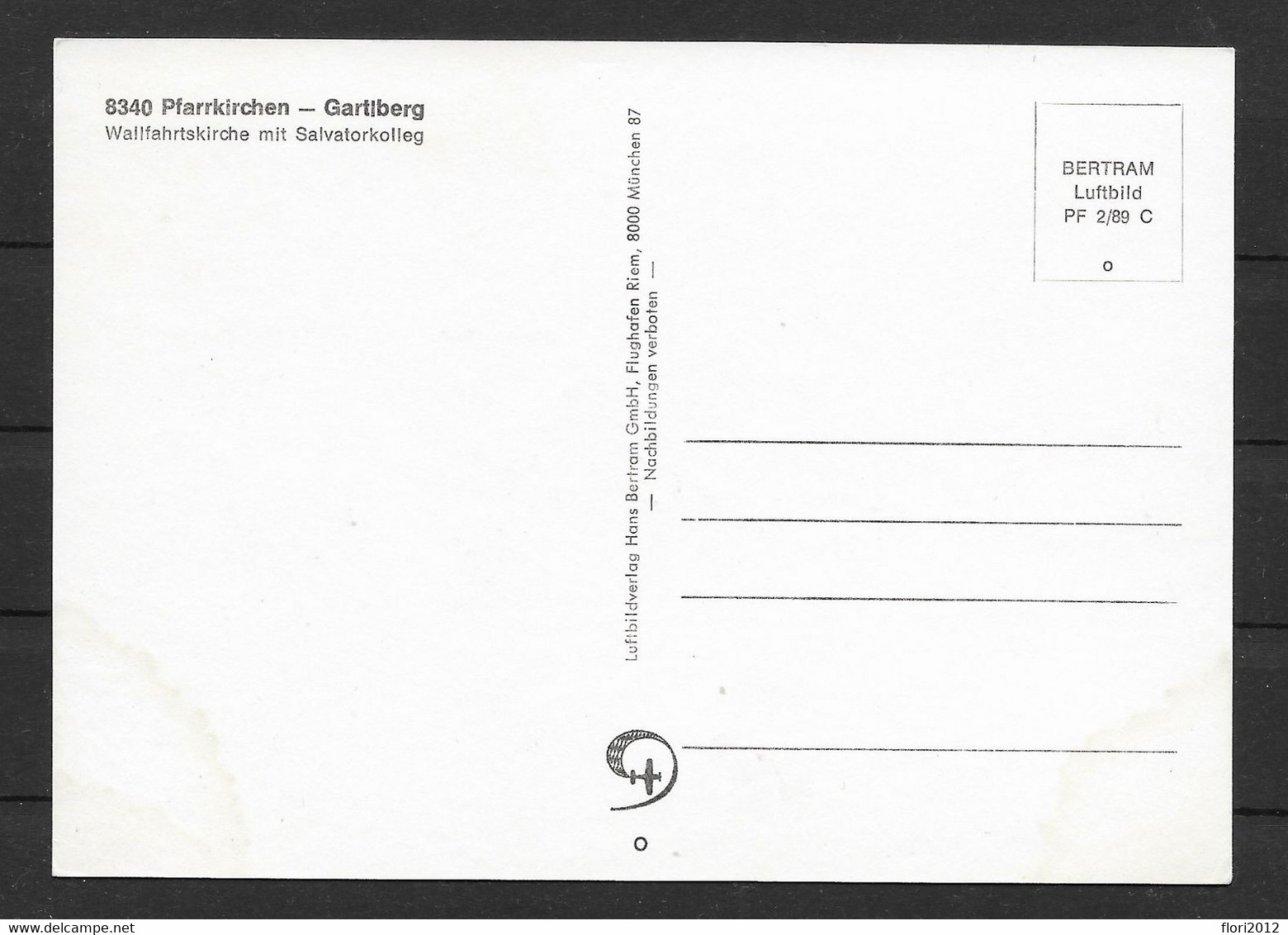 (2995) AK Pfarrkirchen-Gartlberg - Wallfahrtskirche - Luftbild - Pfarrkirchen