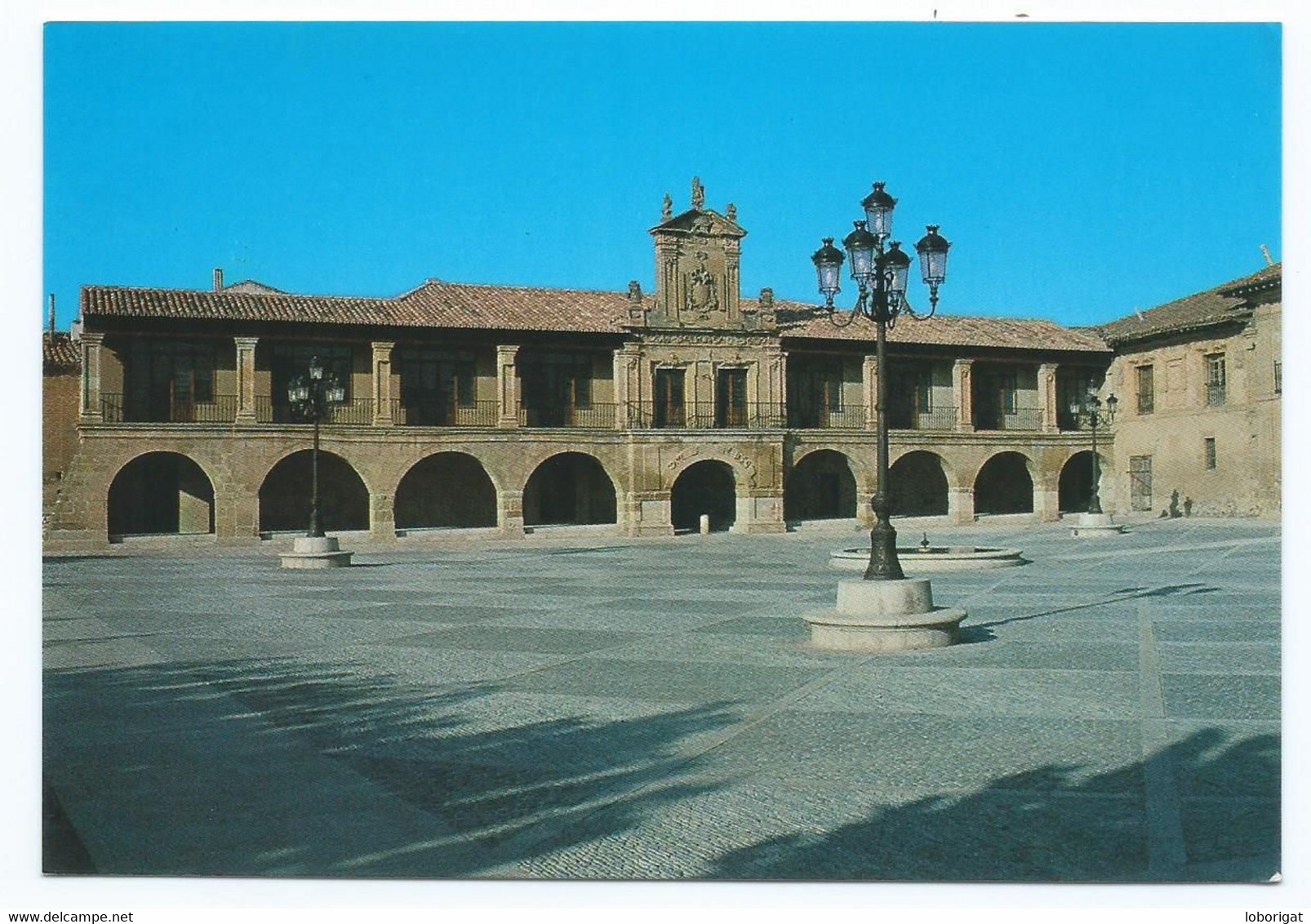 AYUNTAMIENTO Y PLAZA DE ESPAÑA - SANTO DOMINGO DE LA CALZADA / LA RIOJA.- ( ESPAÑA ) - La Rioja (Logrono)