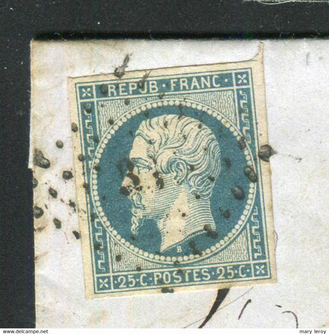Rare Lettre D'Alais Pour Le Puy ( 1853 ) Avec Un N° 10 - 25 Centimes Présidence - 1852 Louis-Napoleon