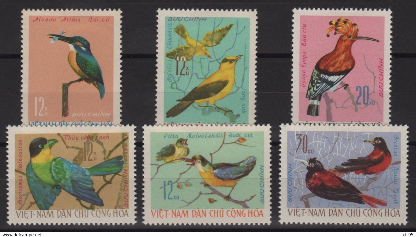 Vietnam Du Nord - N°514 à 519 - Faune - Oiseaux - Cote 23€ - * Neuf Avec Trace De Charniere - Vietnam