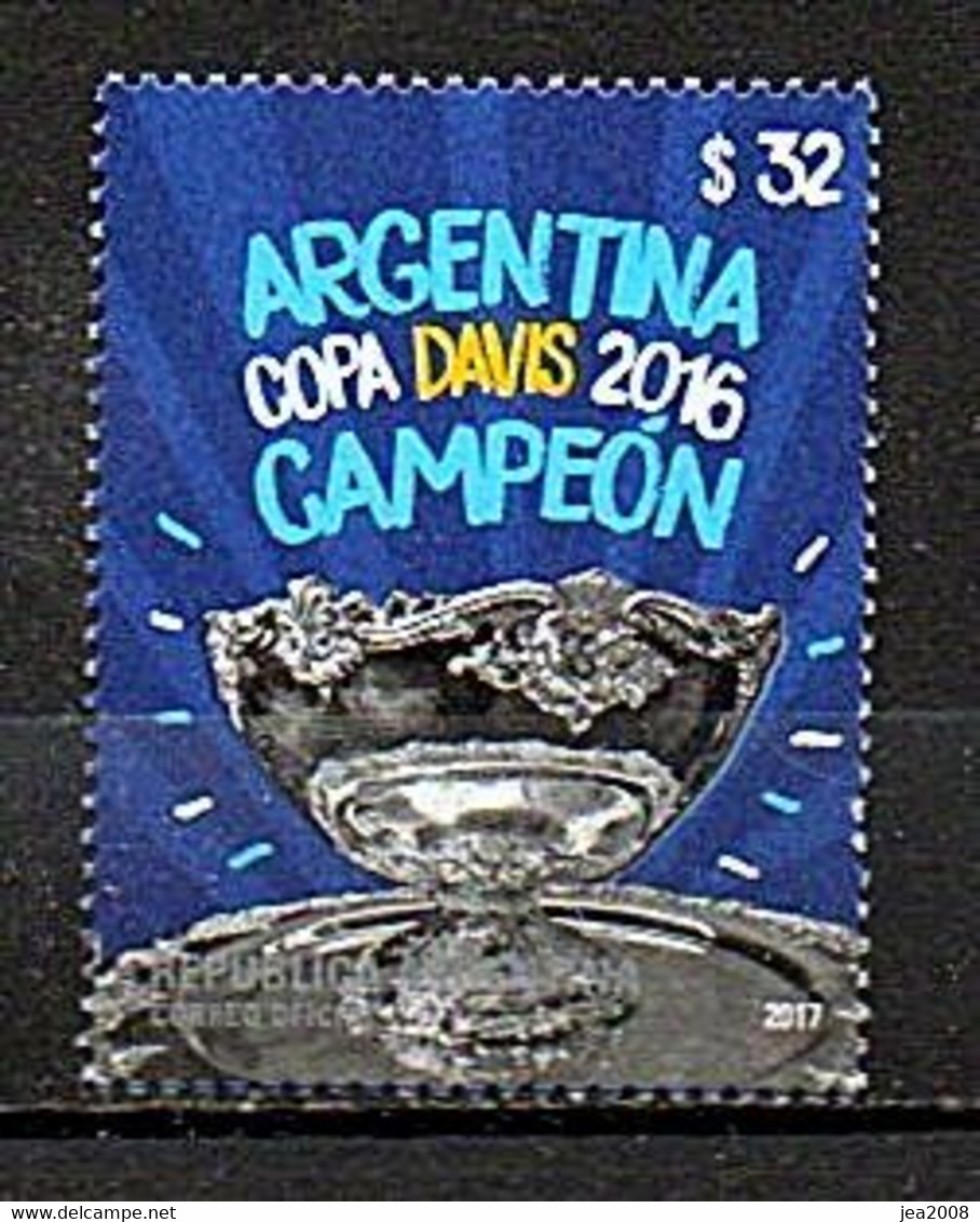 ARGENTINA CAMPEON COPA DAVIS 2016 - Ungebraucht