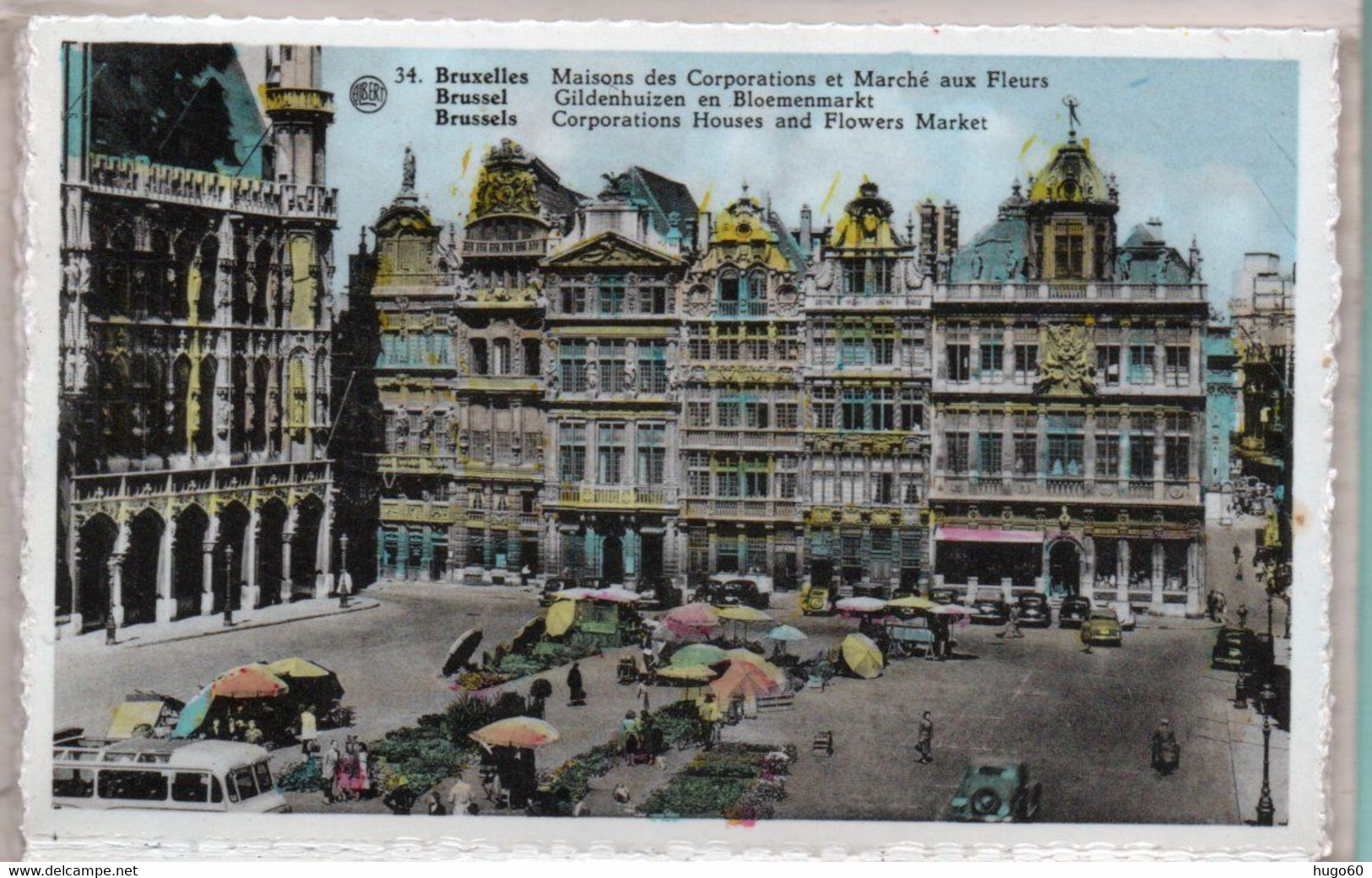 BRUXELLES - 10 cartes-vues en photocolor à détacher