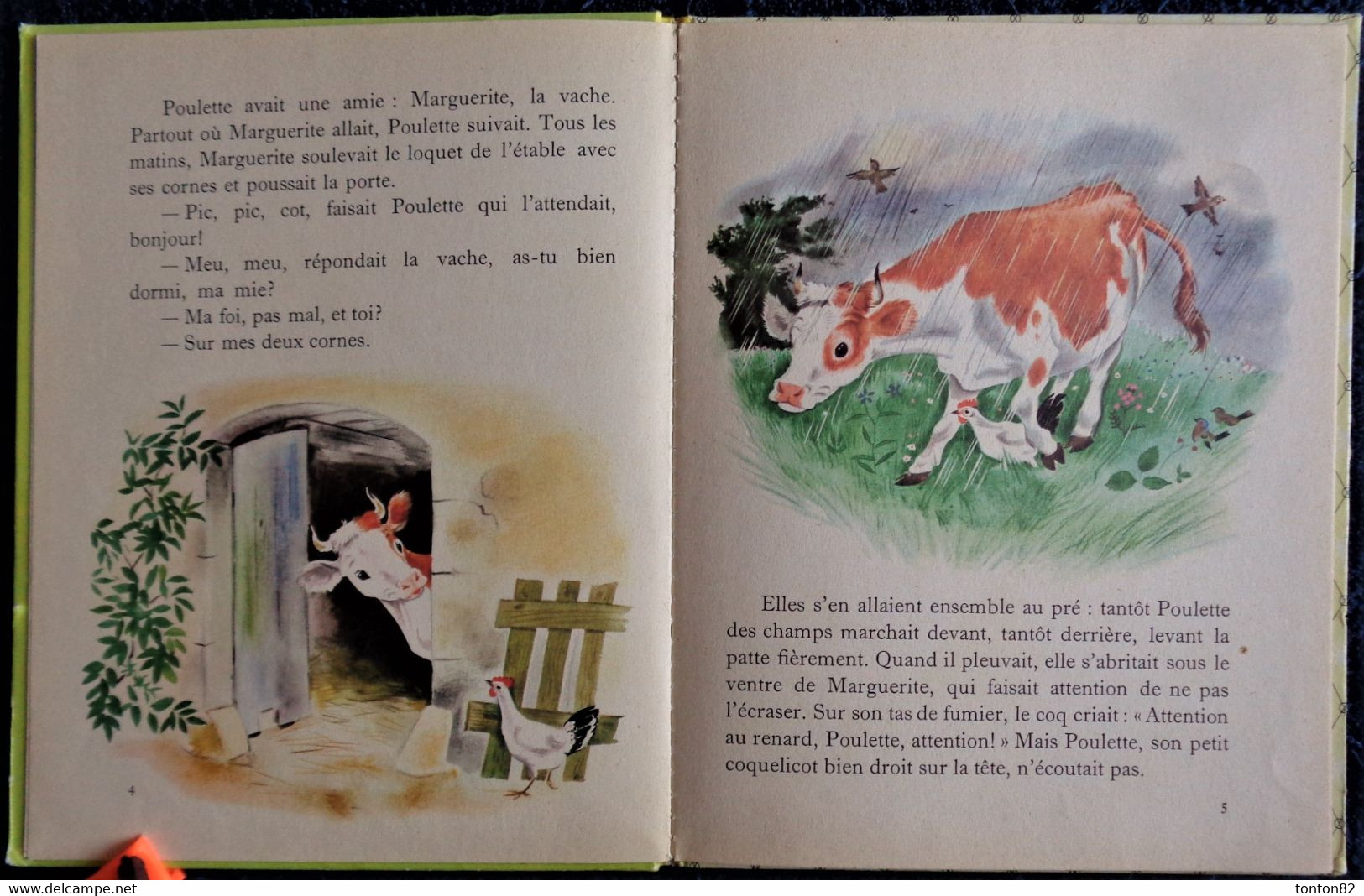 Marcelle Vérité - Poulette des champs - Casterman / Collection Farandole - ( 1962 ) .