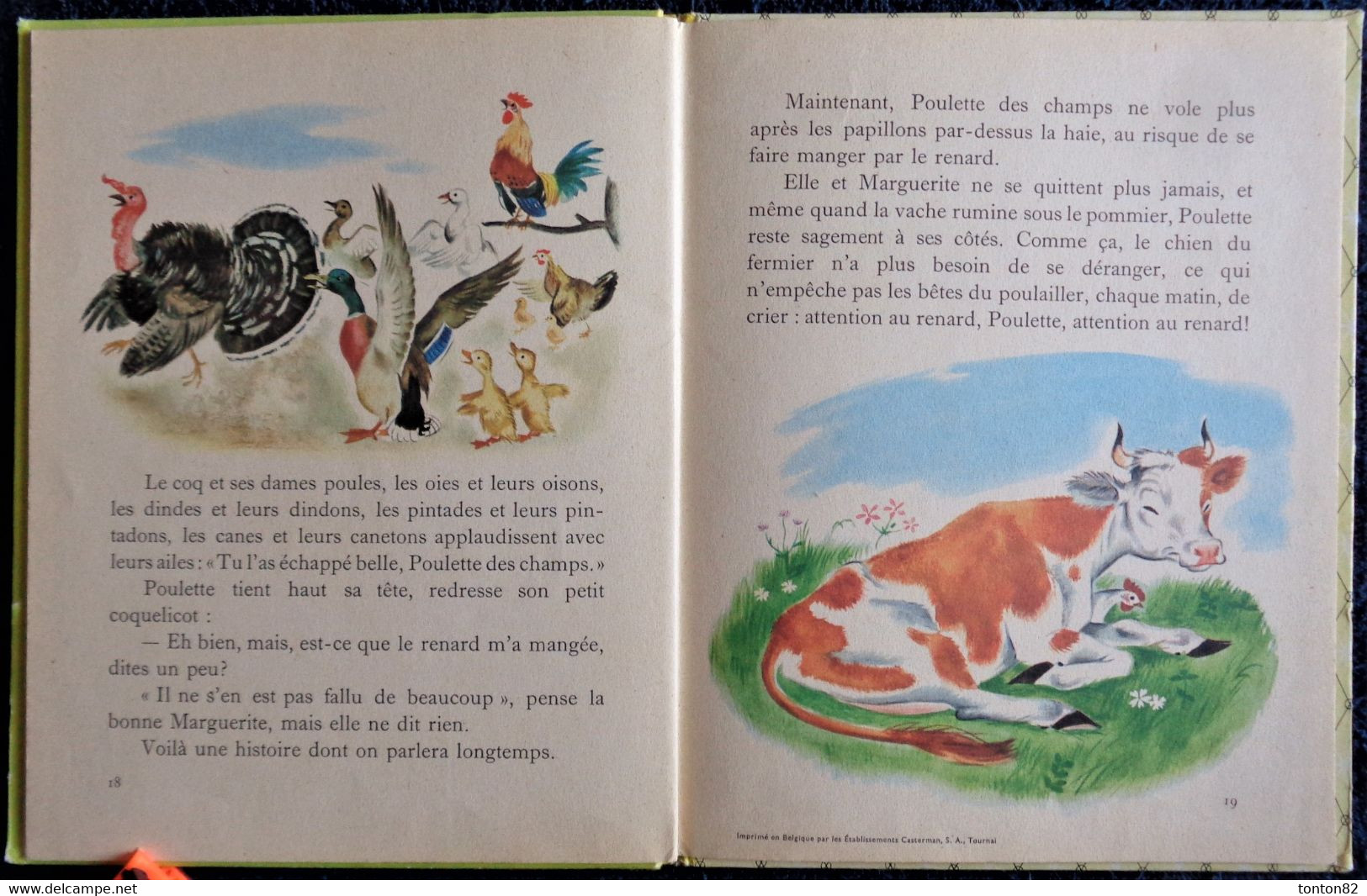 Marcelle Vérité - Poulette des champs - Casterman / Collection Farandole - ( 1962 ) .