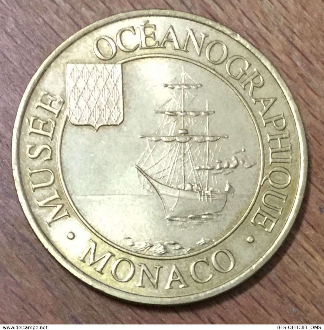 98 MONACO MUSÉE OCÉANOGRAPHIQUE MDP 2000 MÉDAILLE SOUVENIR MONNAIE DE PARIS JETON TOURISTIQUE MEDALS COINS TOKENS - 2000