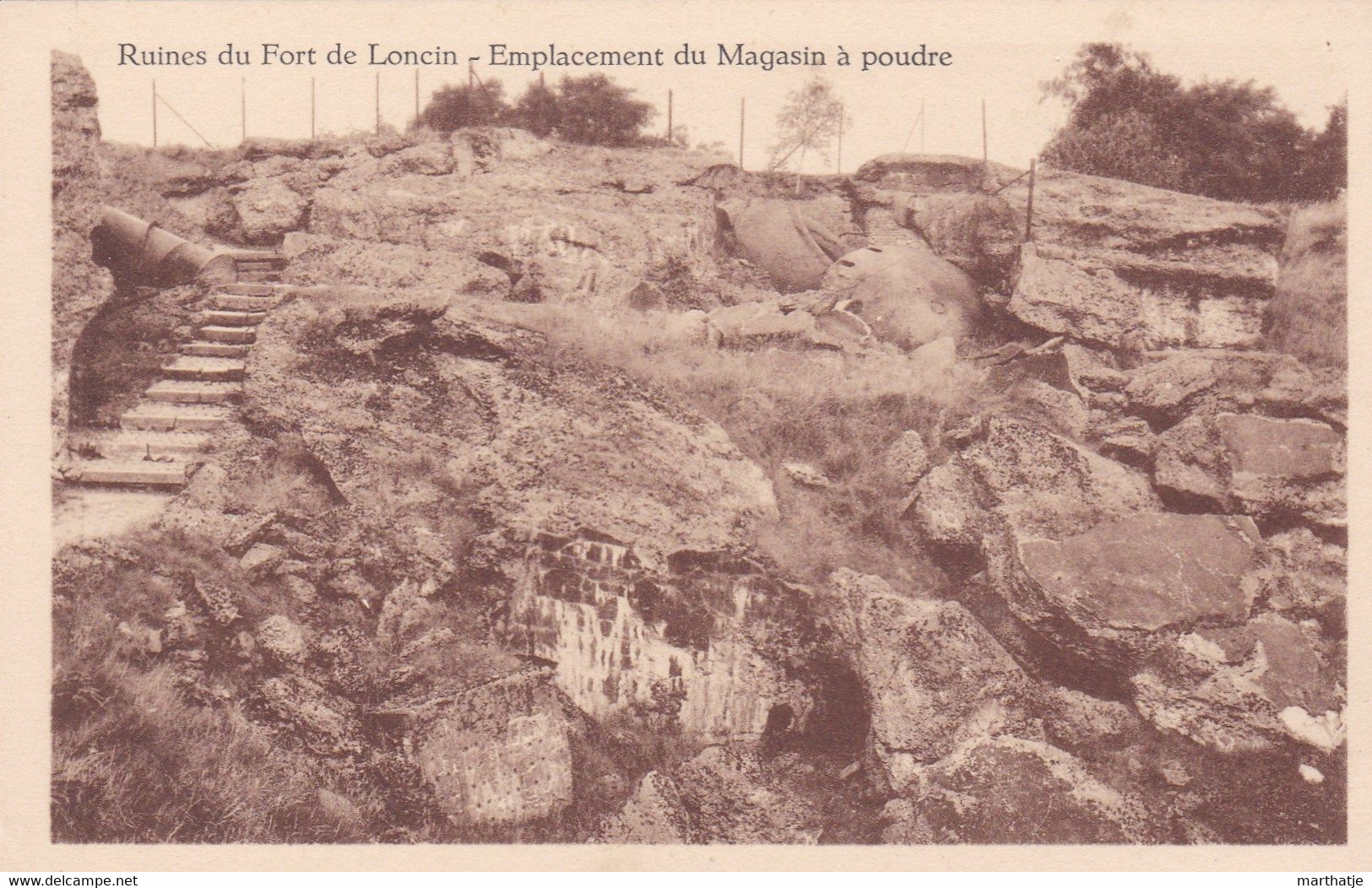 Ruines Du Fort De Loncin - Emplacement Du Magasin à Poudre - Ans