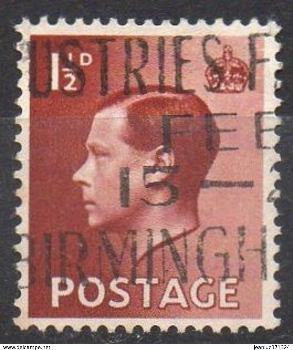 GRANDE BRETAGNE N° 207 O Y&T 1936 Edouard VIII - Used Stamps