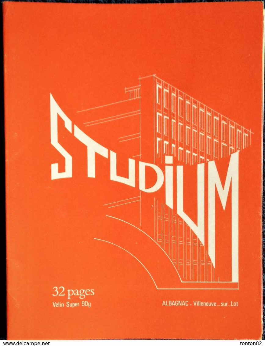 Cahier  - STUDIUM - 32 Pages . - Transport