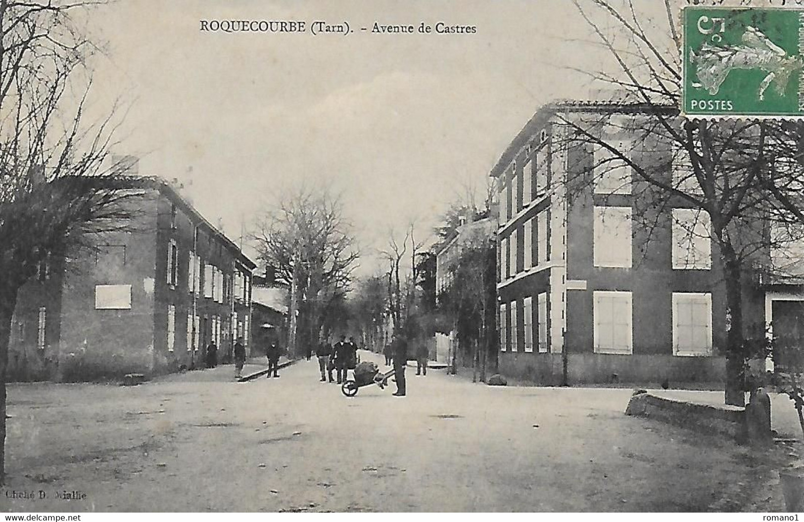 81)    ROQUECOURBE  -  Avenue De Castres - Roquecourbe