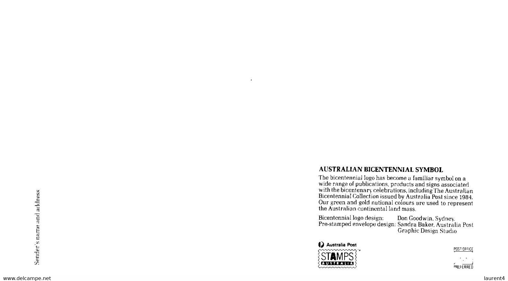 (Q 12) Australia - 1988 - (Pre-paid Cover) 37 & 39 Cents (2 Covers) - Altri & Non Classificati