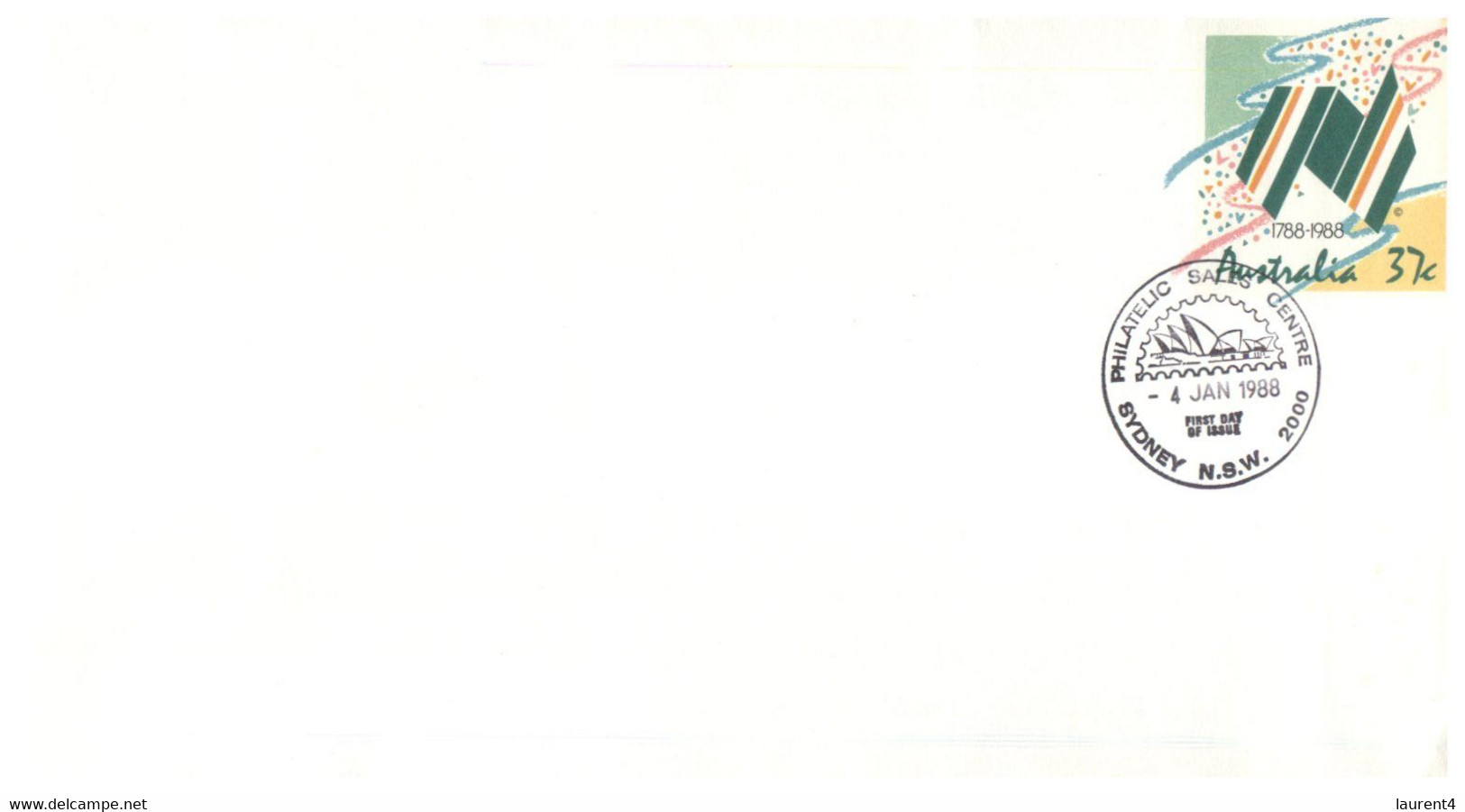 (Q 12) Australia - 1988 - (Pre-paid Cover) 37 & 39 Cents (2 Covers) - Other & Unclassified