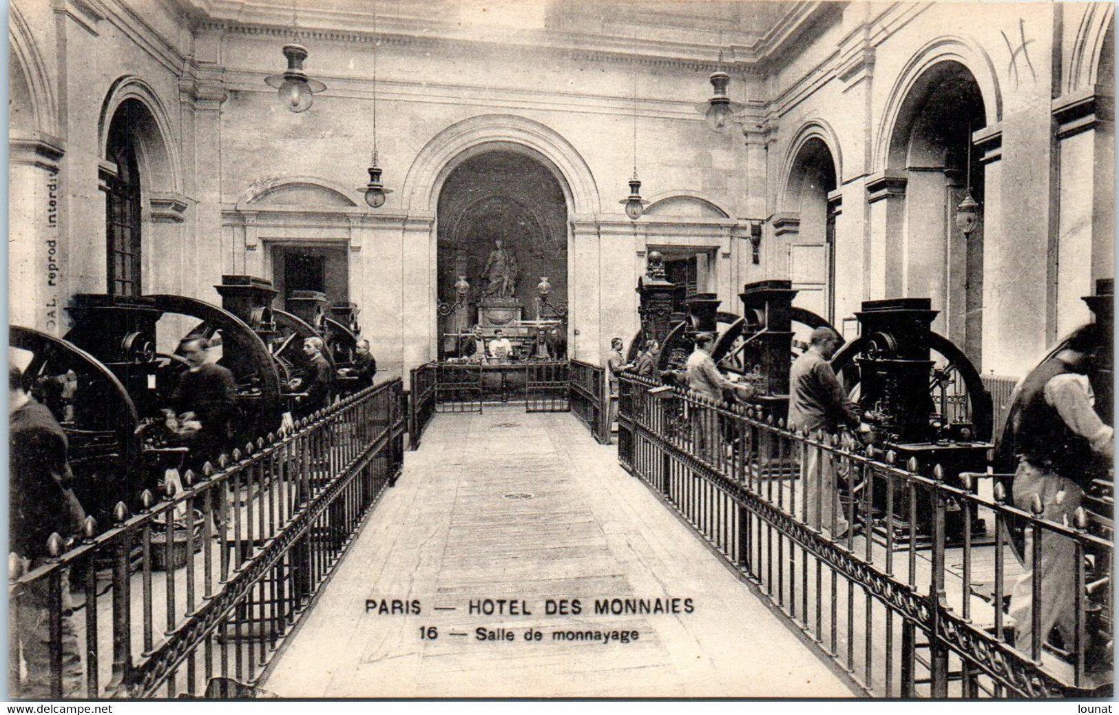 MONNAIE - PARIS - Hotel Des Monnaies - Salle De Monnayage N°16 - Munten (afbeeldingen)