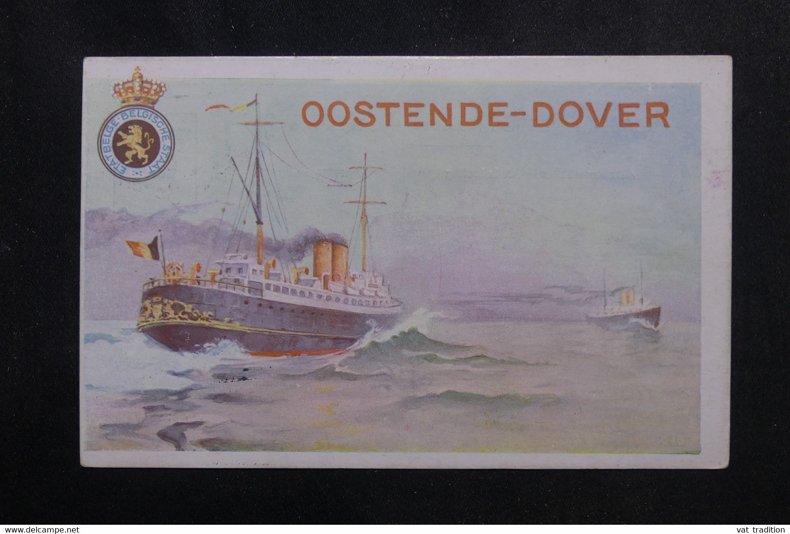 BELGIQUE - Entier Postal Surchargé + Compléments De Bruxelles Pour La Panne En 1924 - L 72222 - Schiffspost