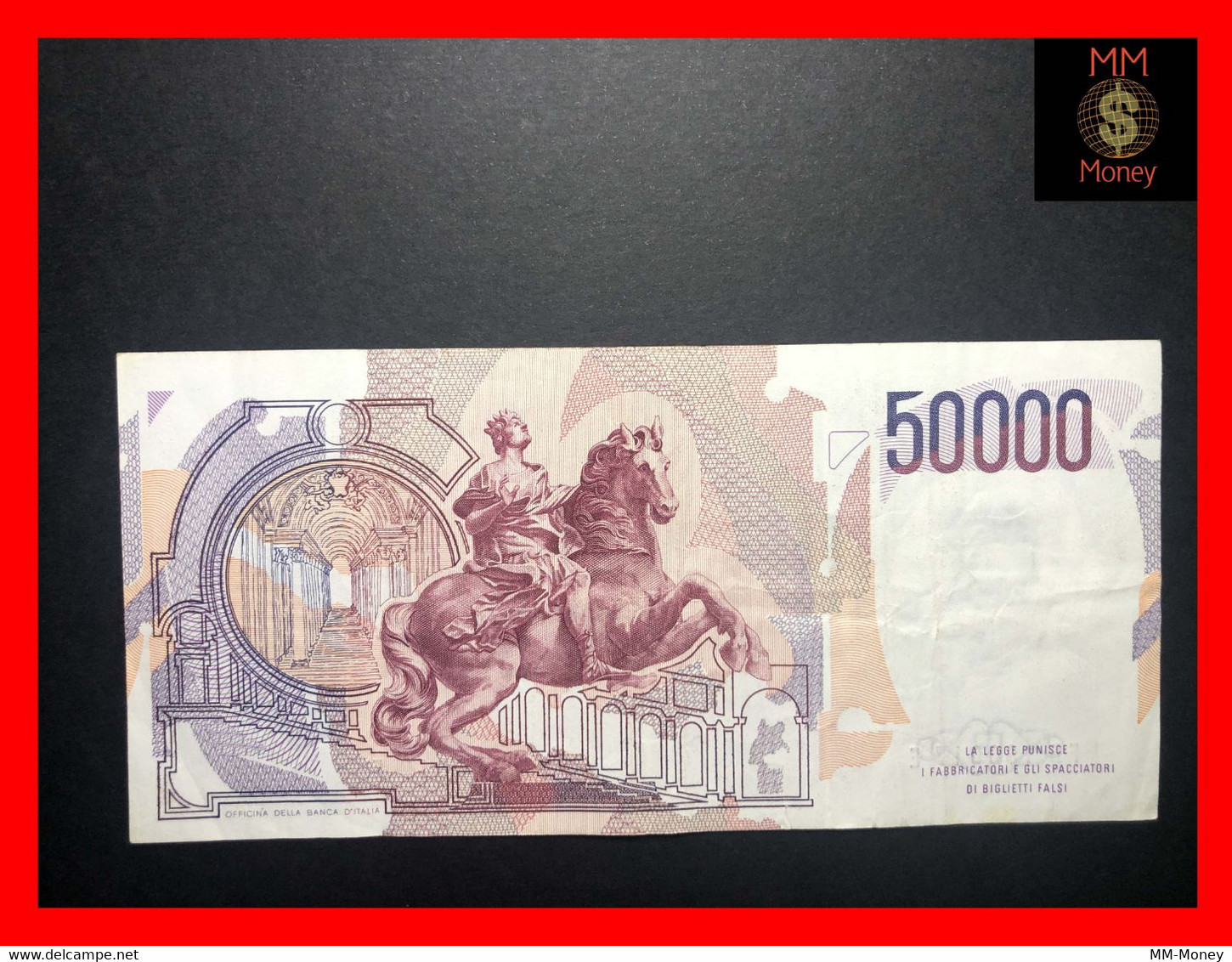 ITALY 50000  50.000 Lire  28.10.1985  P. 113  Serie B   VF   [MM-Money] - 50000 Lire