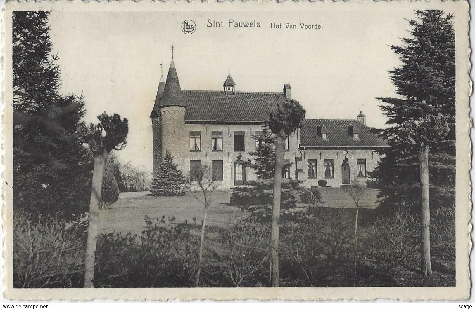 Sint Pauwels   -   Hof Van Voorde.   1954   Naar   Oostende - Sint-Gillis-Waas