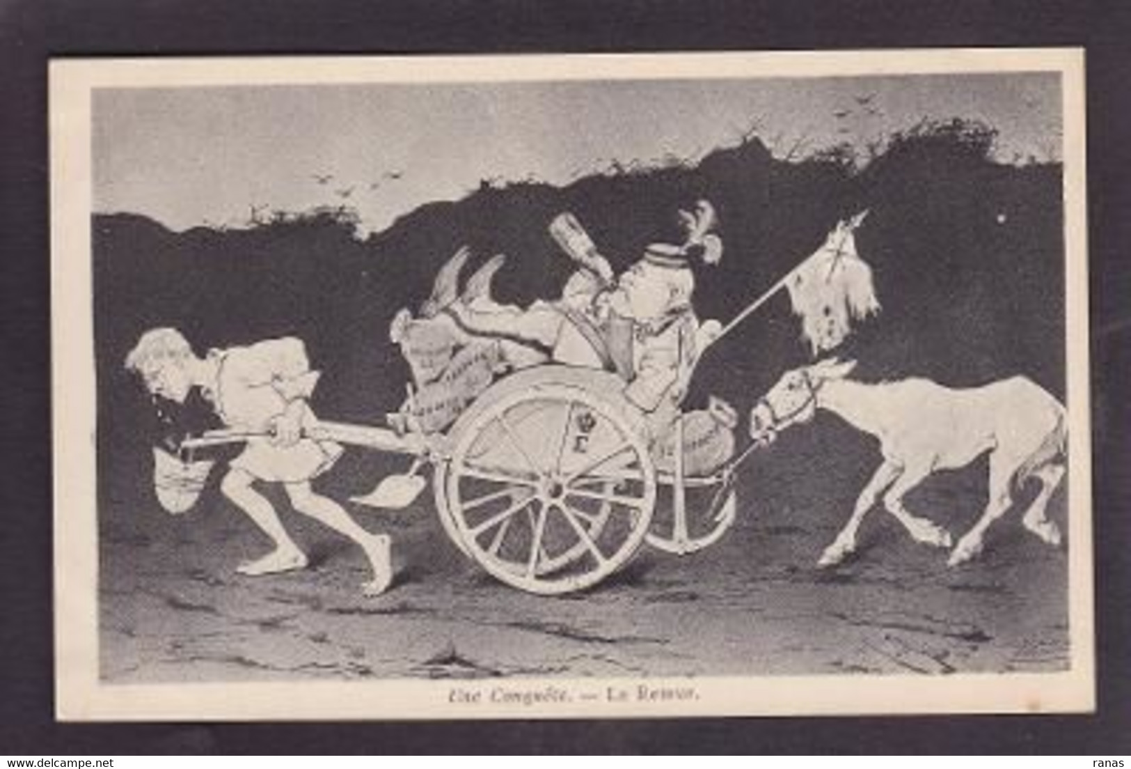 CPA Angleterre Royaume Uni Satirique Caricature Edward VII Edouard Non Circulé - Sonstige & Ohne Zuordnung