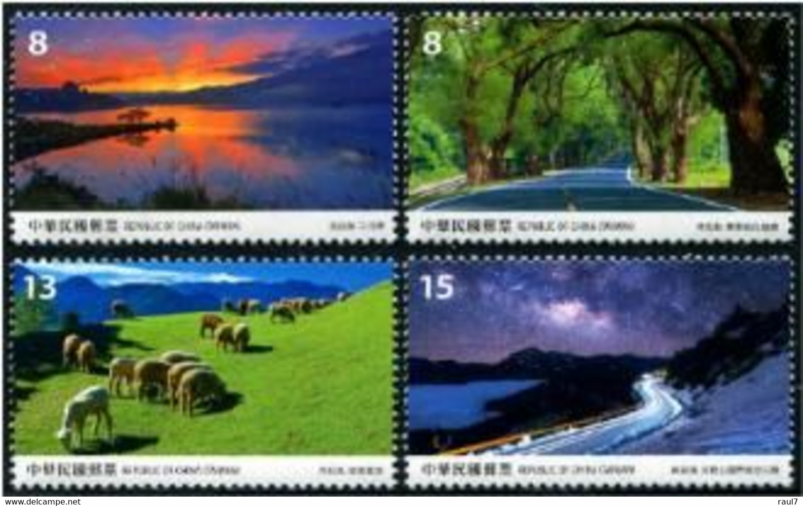 TAIWAN 2020 - Paysages, Moutons - 4 Val Neuf // Mnh - Ungebraucht