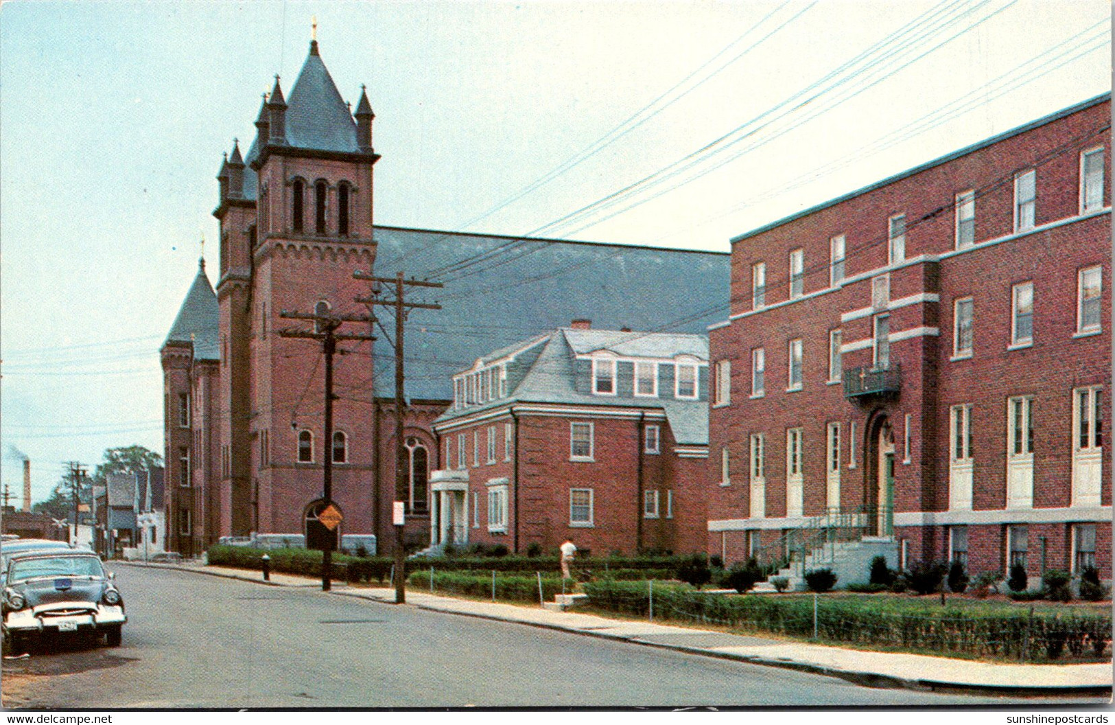 New Hampshire Nashua St Patrick's Rectory Parish School And Church - Nashua