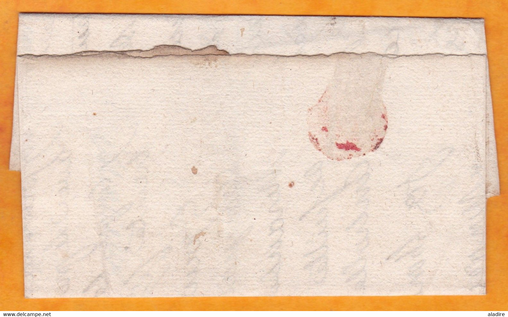 1781 - Marque Postale DE TOULOUSE (20 Mm X 2 Mm) Sur Lettre Pliée Avec Correspondance Vers Auch, Gers - Taxe 6 - 1701-1800: Vorläufer XVIII