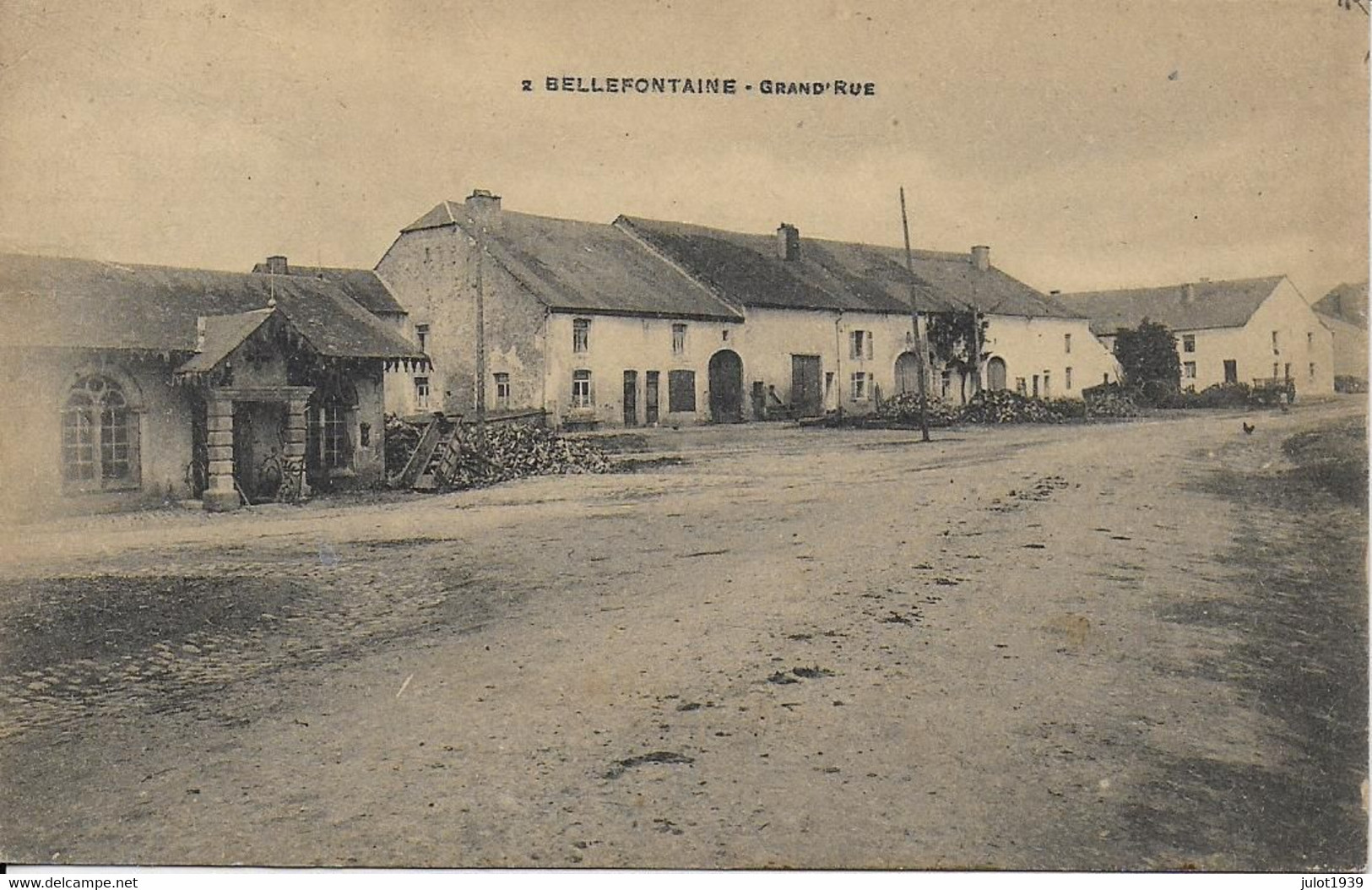 BELLEFONTAINE ..-- Grand Rue . 1920 Vers LILLE ( Melle Jeanne BRYERE ) . Voir Verso . - Tintigny