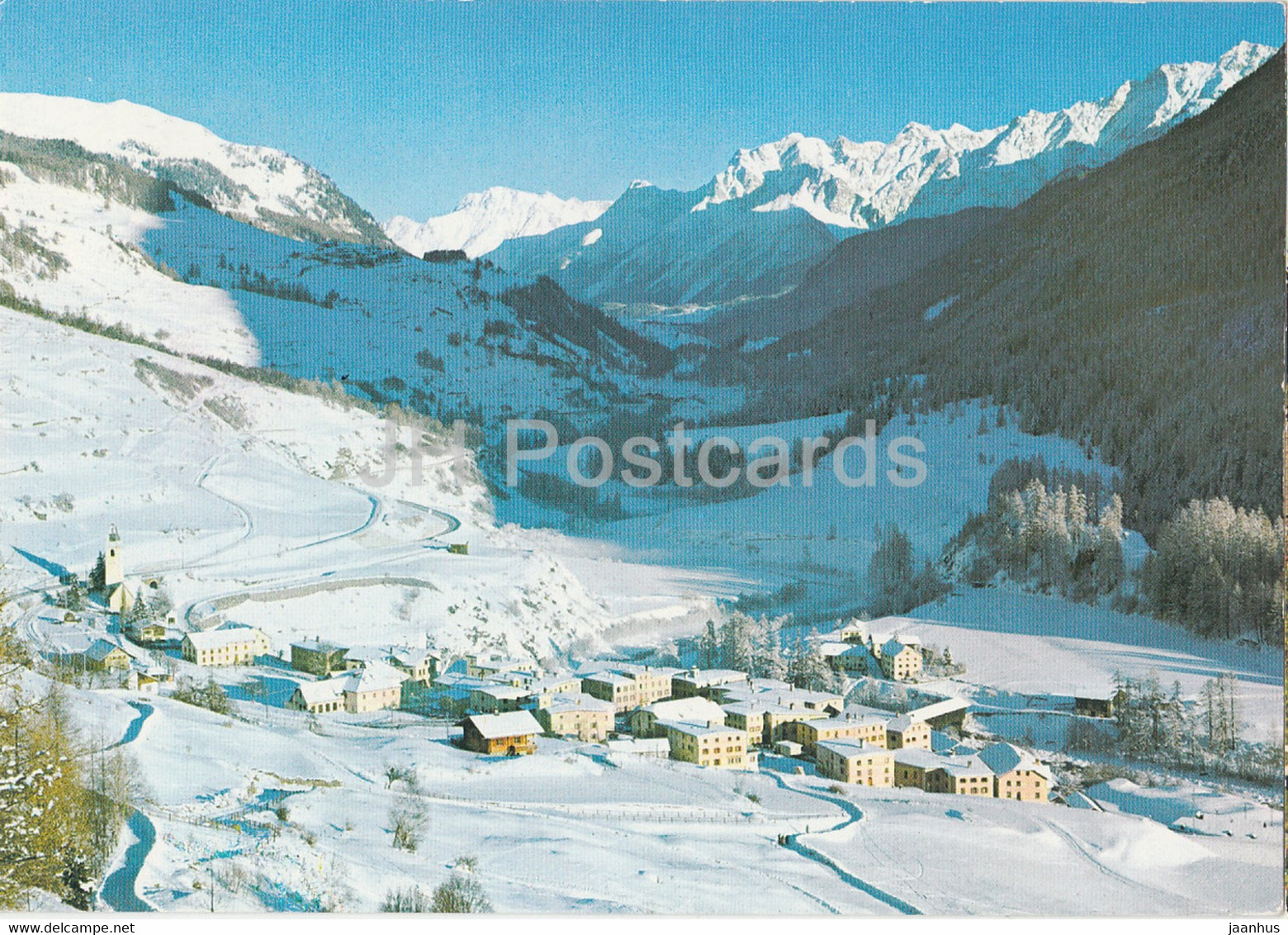 Lavin - Unter Engadin - Guarda - Piz Lischana - Piz Pisoc - 1981 - Switzerland - Used - Guarda