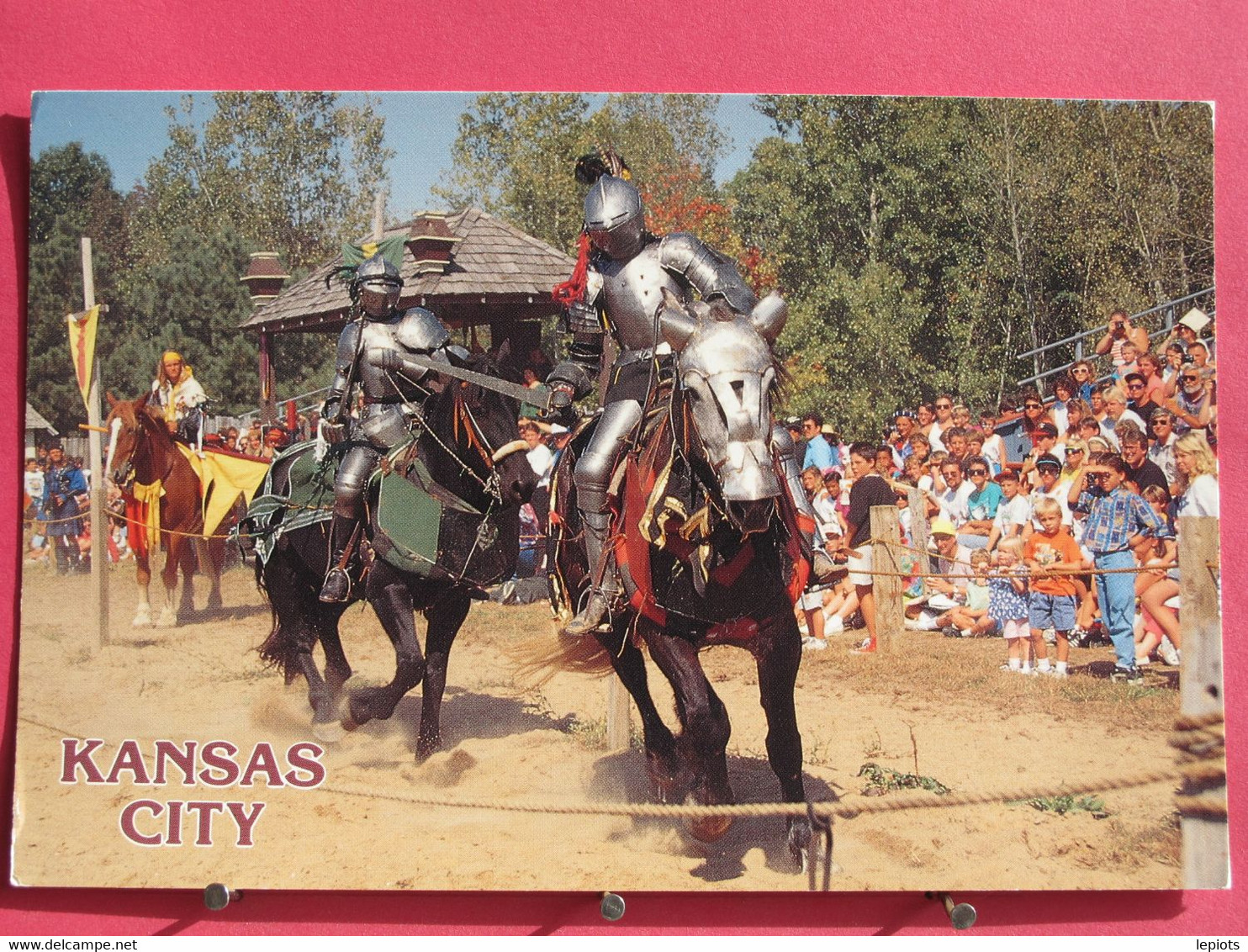 Visuel Très Peu Courant USA - Kansas City - Renaissance Festival - Knights In Armor - Chevaliers En Armures - Super état - Kansas City – Kansas