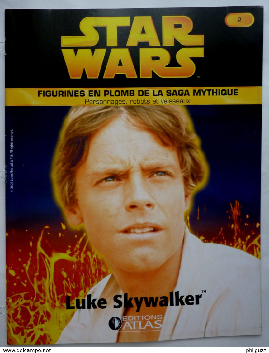 LIVRET EDITIONS ATLAS STAR WARS FIGURINES 2005 2 - LUKE SKYWALKER - Episode I