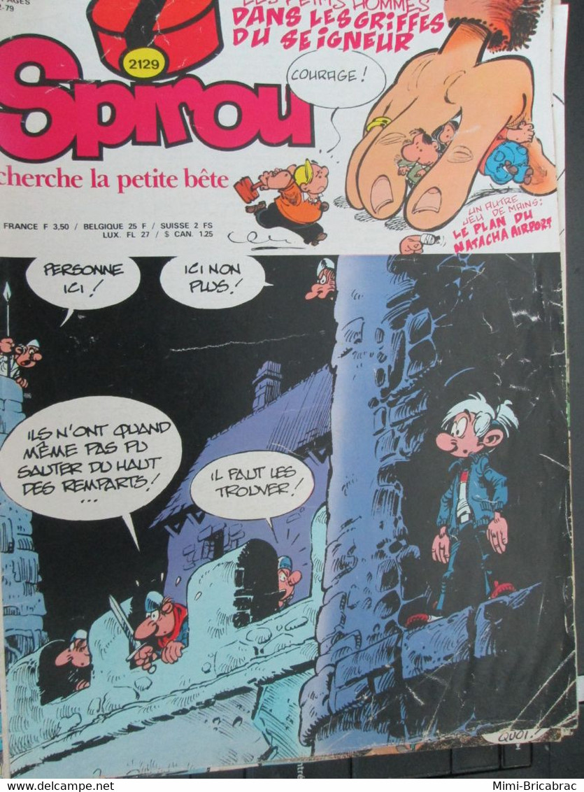 SPI920 COUVERTURE (plastifiable Sur Demande) REVUE SPIROU Années 60/70 / LES PETITS HOMMES Par SERON Positif - Petits Hommes, Les