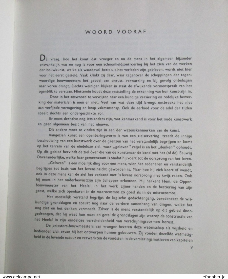 Inleiding Tot De Kennis Van Symbolische Vormen En Van De Mystiek Der Bouwkunst - Door Jan De Boer - 1981 - Esotérisme