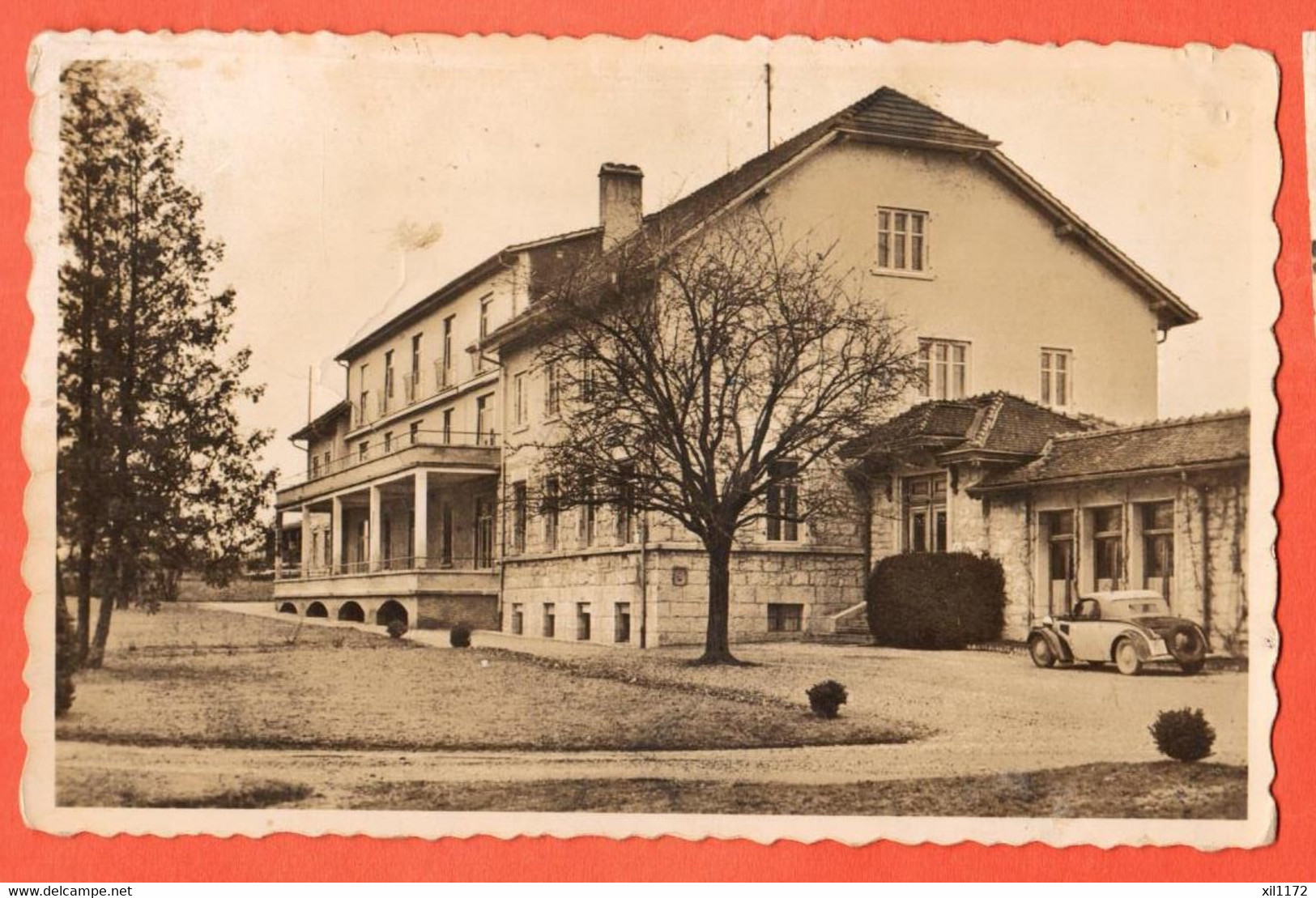 ROH3-02 RARE Carte-photo Hôpital Du Val De Ruz à Landeyeux à Fontaines. Circulé. - Fontaines