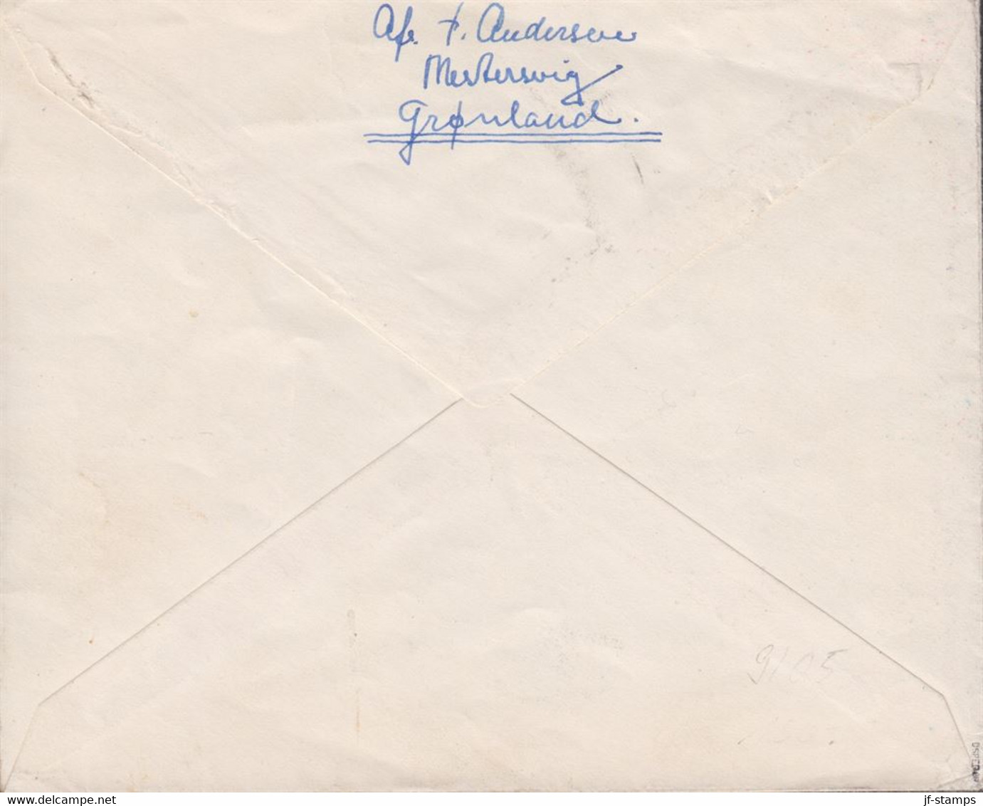 1945. New York Issue. 30 Øre Red-brown/blue Dog Sledge.MESTERS VIG + GRØNLANDS POSTKO... (Michel 13) - JF366489 - Storia Postale