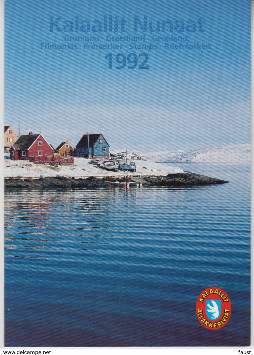 1992 ** GREENLAND (Sans Charn,MNH, Postfris) YEAR PACK   Yv. 211/217 Mi. 223/229 (7v.) - Annate Complete