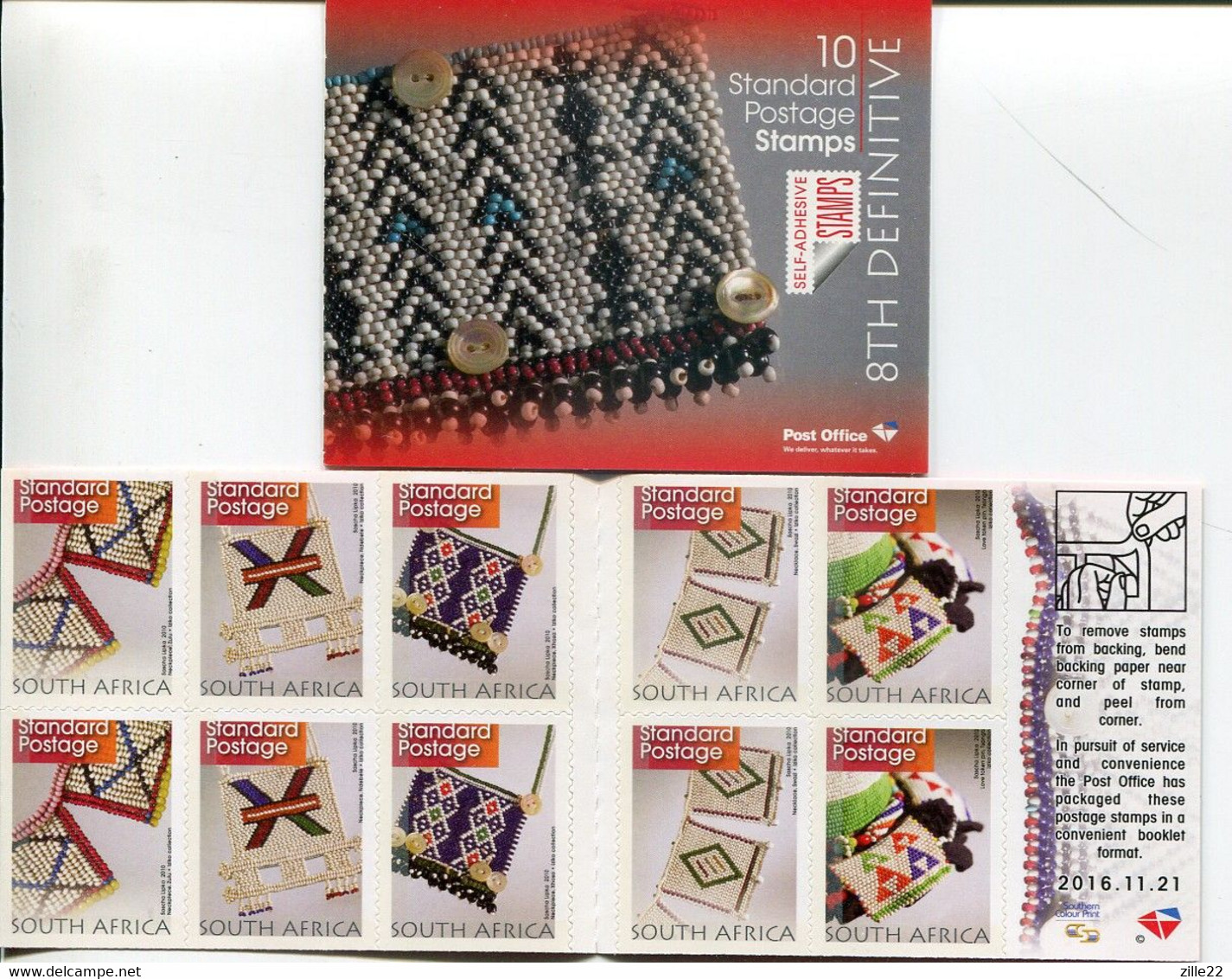 Südafrika South Africa Markenheftchen Booklet 21.11.2016 Mi# 2016-20 Postfrisch/MNH - Handicrafts - Booklets