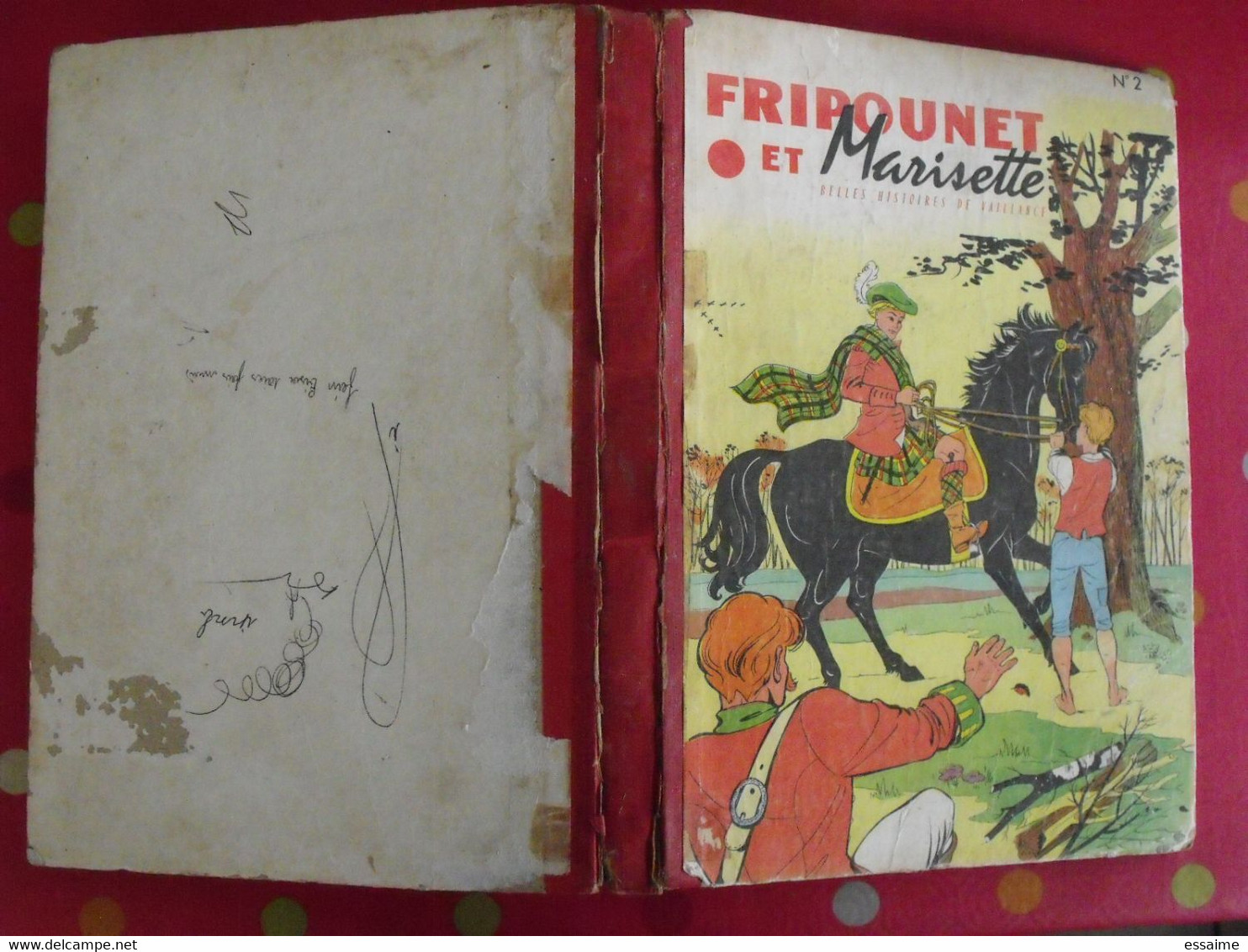 Album Recueil Reliure Fripounet Et Marisette N° 2 De 1958. Erik Brochard Cuvillier Bonnet - Fripounet