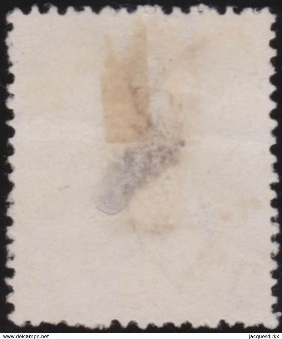 Belgie       .    OBP     .     25A  (2 Scans)    .     O      .  Gebruikt     .   /   .  Oblitéré - 1866-1867 Coat Of Arms