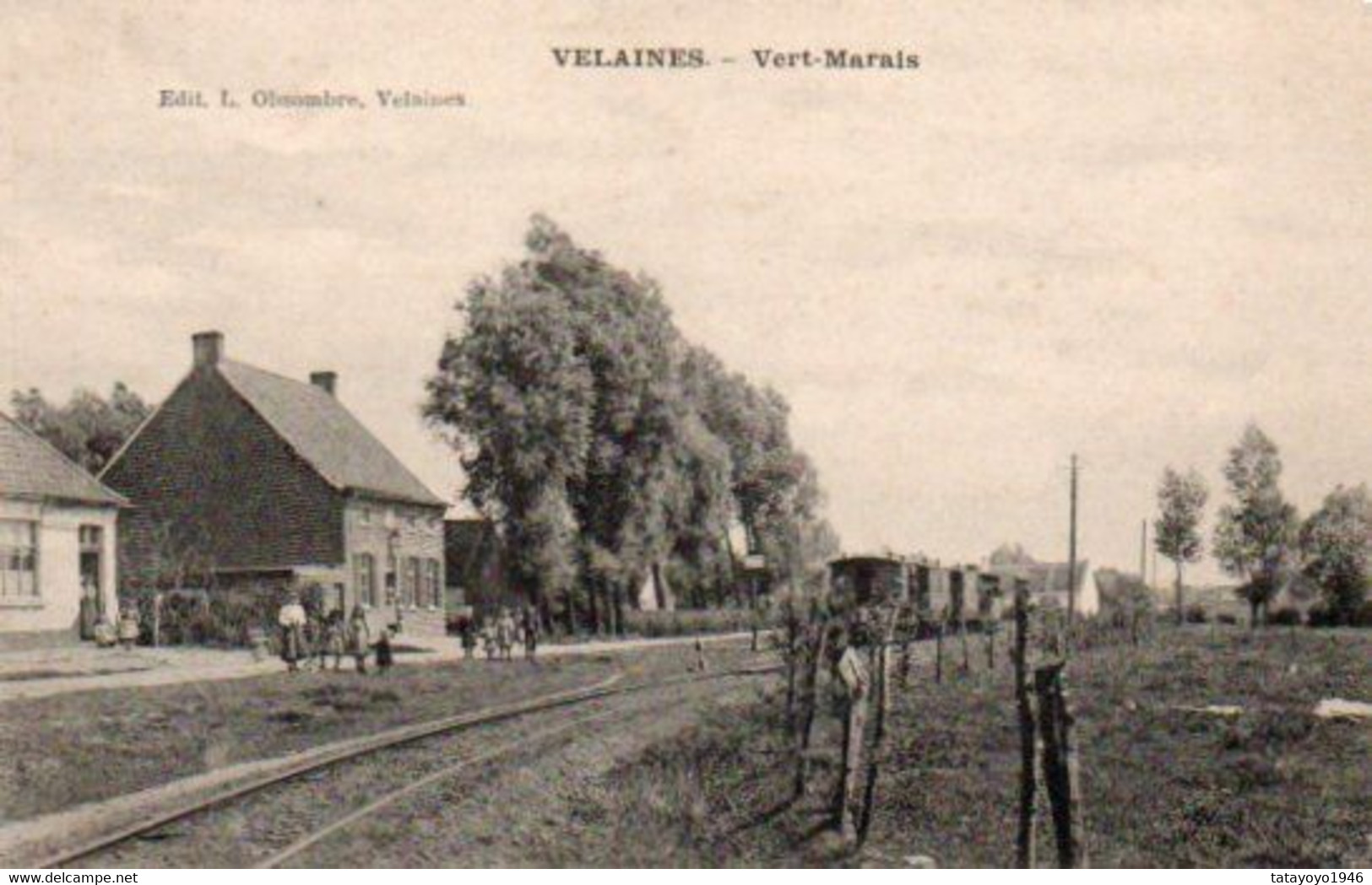 Velaines   Vert-Marais  Tram N'a Pas Circulé - Celles