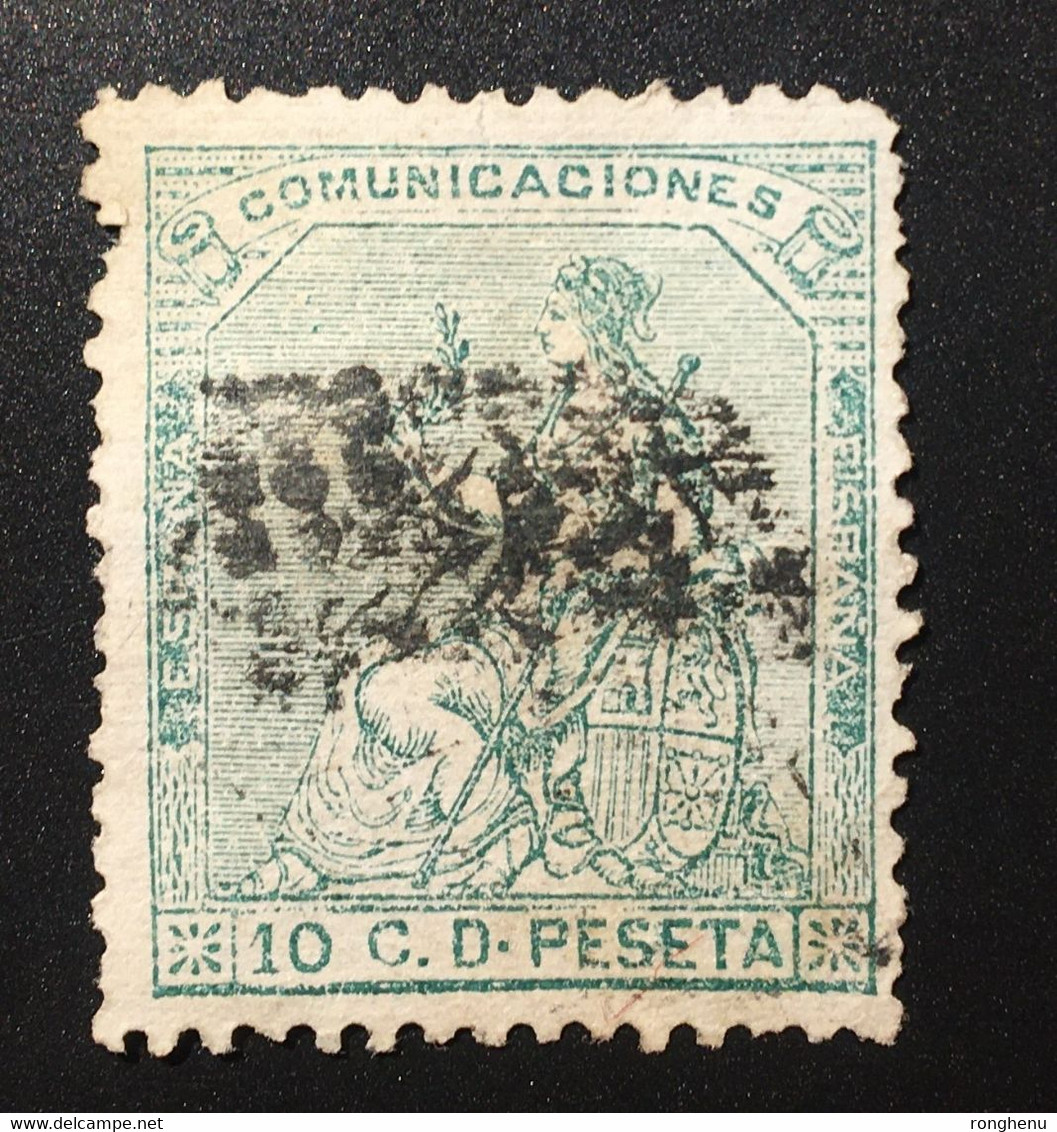 Spain/Espana 10 Centimo 1873 - Oblitérés