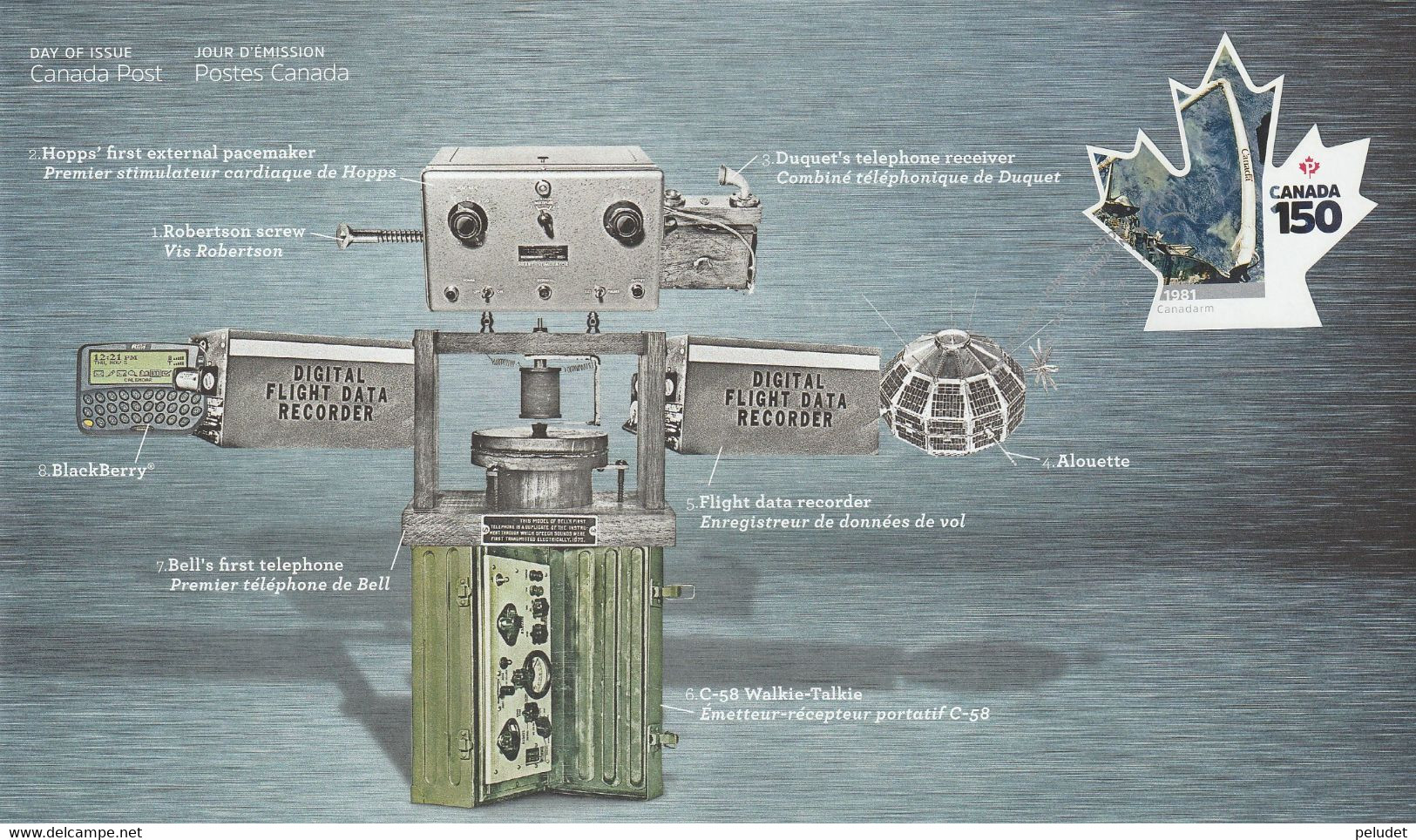 Canada 2017 FDC Le Canadarm - Canadarm Canada 150 - 2011-...