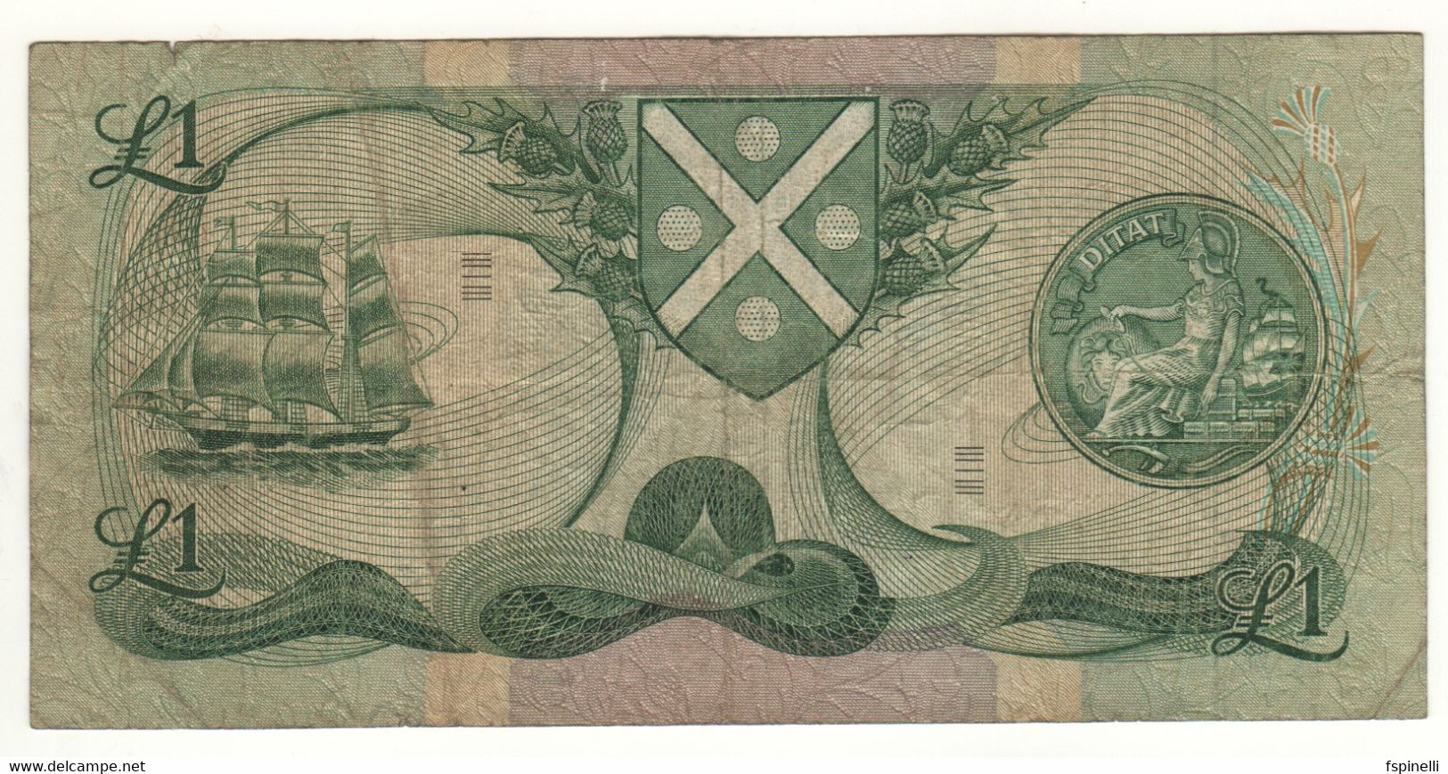 SCOTLAND  1 Pound    Bank Of Scotland  P111d   Dated 4th November, 1980  Sign. Clydesmuir & Pattullo - 1 Pound