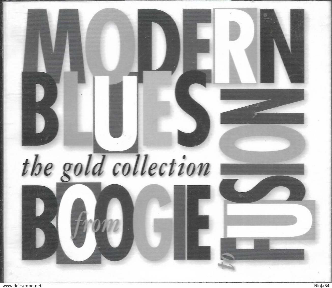 2 CD Various Artists ‎ ‎" Modern Blues The Gold Collection "  Europe - Blues