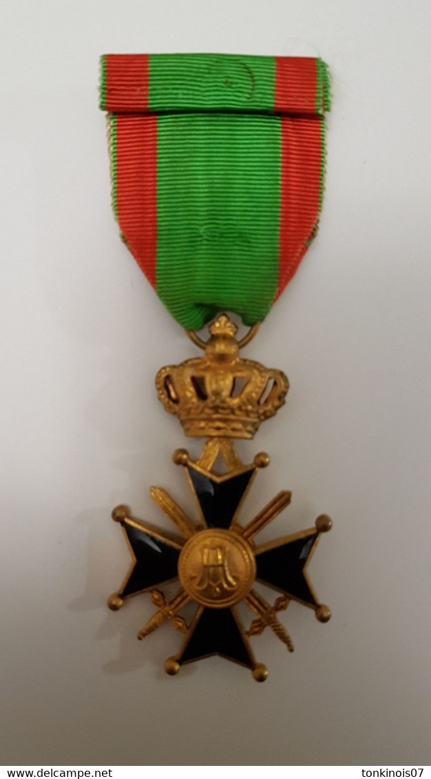 Croix Militaire De 1re Classe Belgique - Belgique