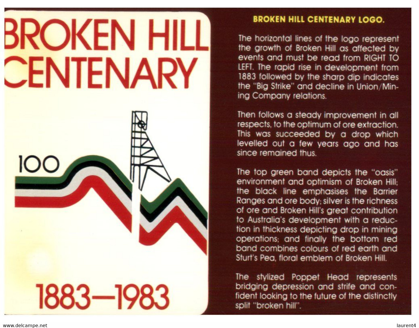 (R 18 B) Australia - NSW - Broken Hill Centenary - Broken Hill