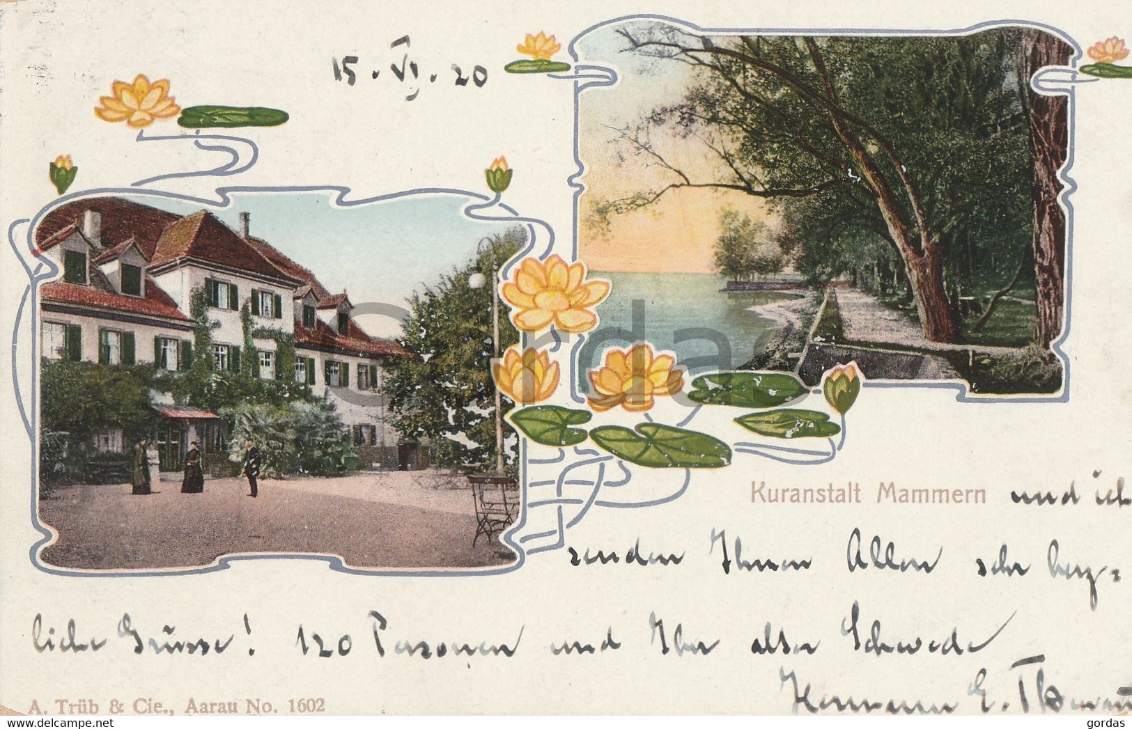 Switzerland - Kuranstalt Mammern - Litho - Mammern