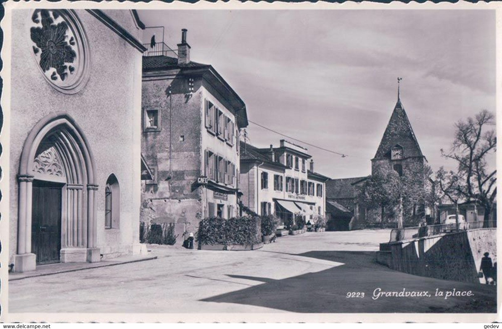 Grandvaux VD, Café De La Place Et Hôtel Du Monde (9223) - Grandvaux