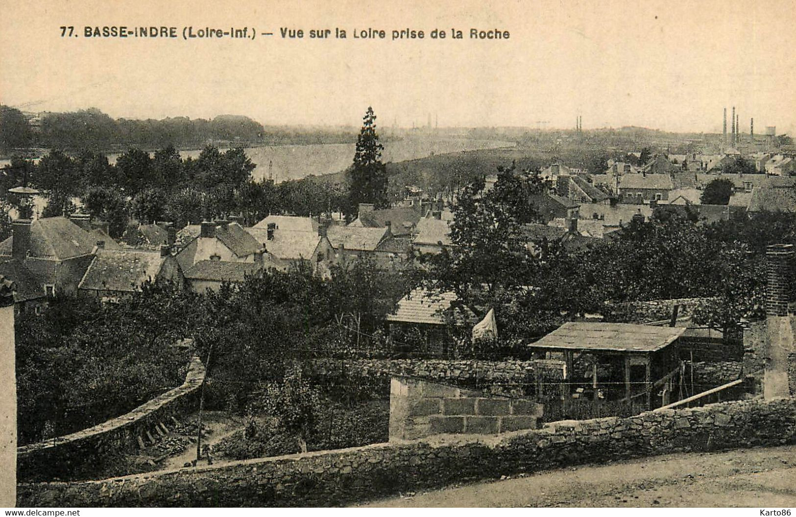 Basse Indre * Vue Sur La Loir Prise De La Roche - Basse-Indre