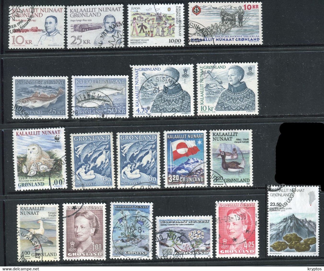 Greenland - 19 Stamps - All Used. - Colecciones & Series