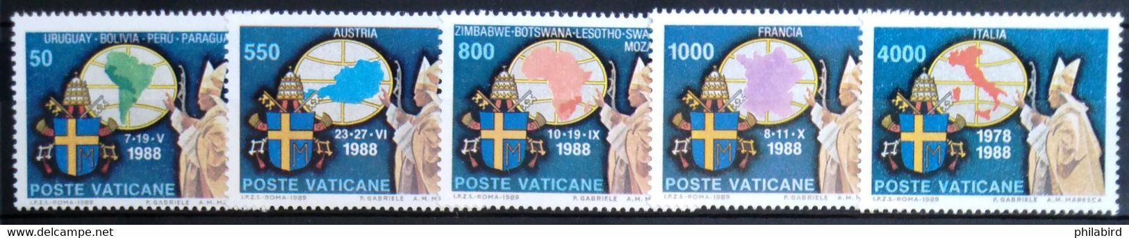 VATICAN                 N° 867/871                 NEUF** - Neufs