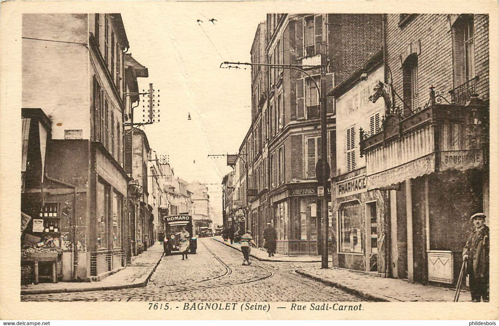 SEINE SAINT DENIS  BAGNOLET (pliur Centr) Rue Sadi Carnot - Bagnolet