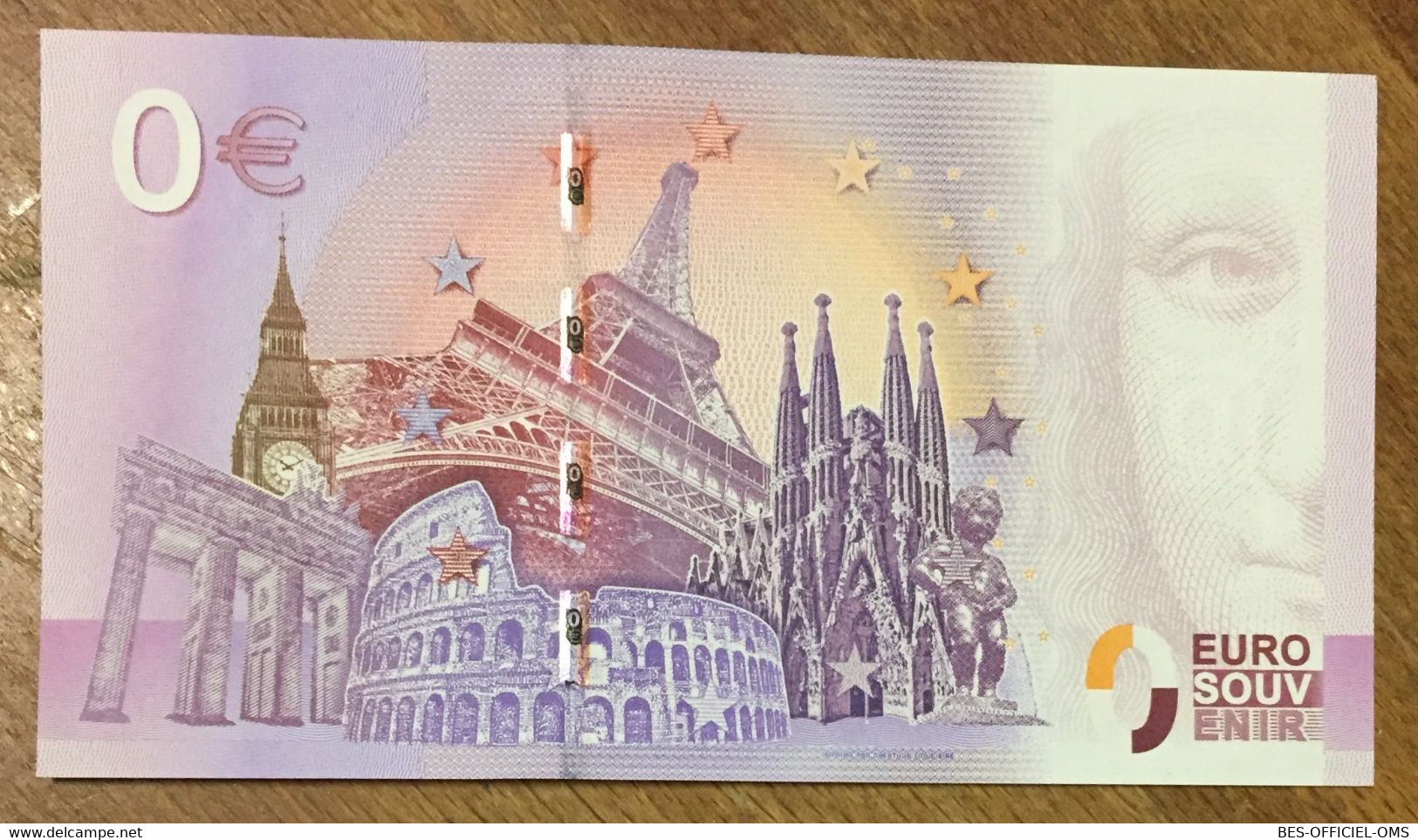 2016 BILLET 0 EURO SOUVENIR DPT 30 ARÈNES DE NÎMES ZERO 0 EURO SCHEIN BANKNOTE PAPER MONEY BANK - Private Proofs / Unofficial